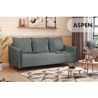 Диван Mio Tesoro Aspen НПБ (Velutto 32 темно-серый)
