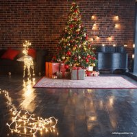 Новогодняя гирлянда Евросвет 400-102 20 м a044077 (теплый белый)