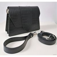 Женская сумка Souffle 249 2495001 (черный кайман эластичный)
