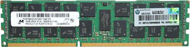

Оперативная память HP 16GB DDR3 PC3-10600 (647901-B21)