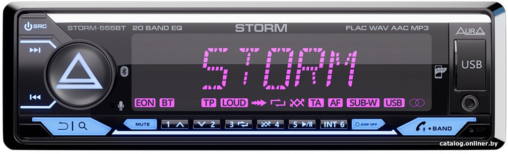 USB-магнитола Aura Storm-555BT