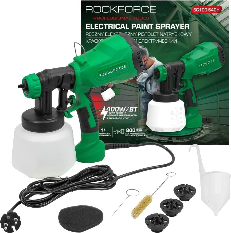 

Краскораспылитель RockForce RF-SG100-640H