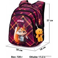 Школьный рюкзак SkyName R2-196 + брелок мишка