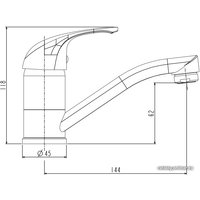 Смеситель Esko Riga RG 15