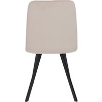 Стул Listvig Фин (латте camaro 03/черный ткань)