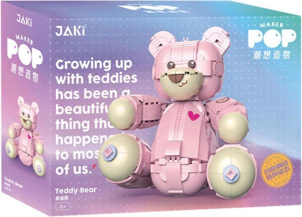 

Конструктор Jaki Розовый Мишка Тэдди JK8133