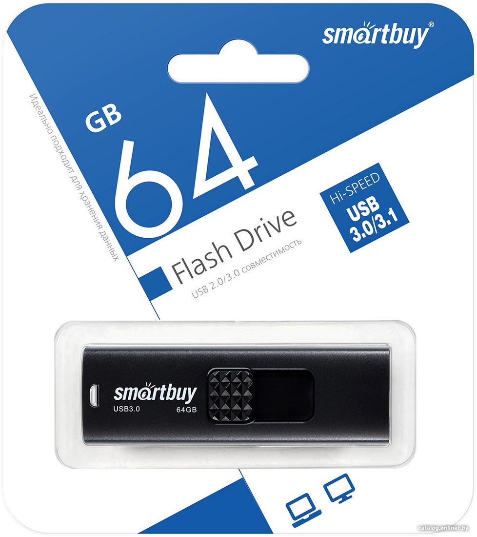 USB Flash SmartBuy Fashion 64GB (черный)