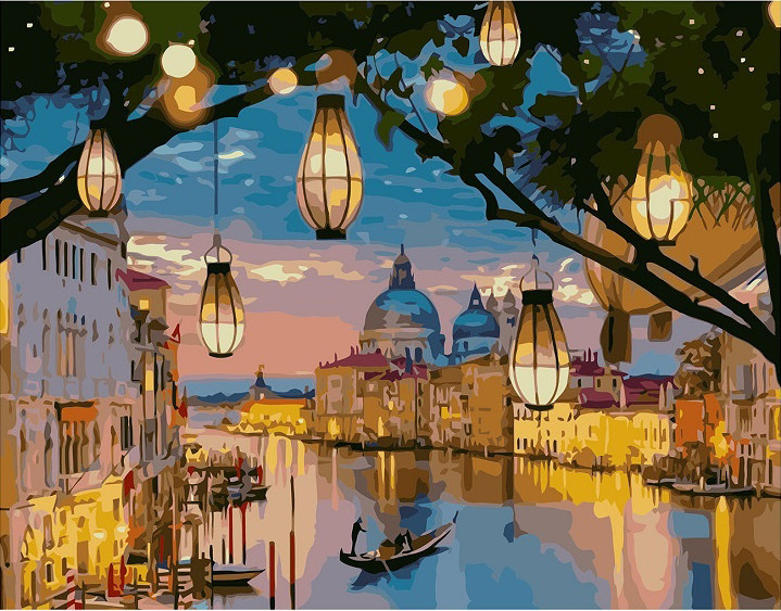 

Картина по номерам Kolibriki Вечерняя Венеция VA-1776