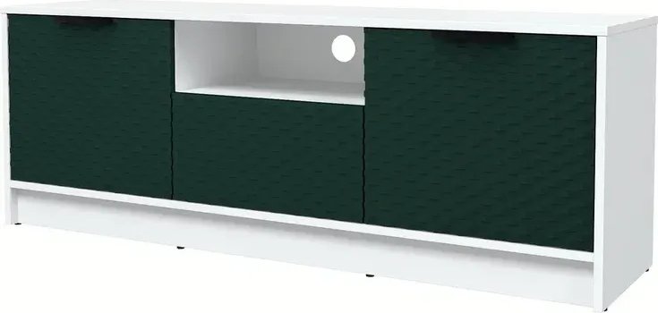 

Тумба Интерлиния ТВ Концепт КТ-ТВ3-50 Техно (белый платинум/изумруд)