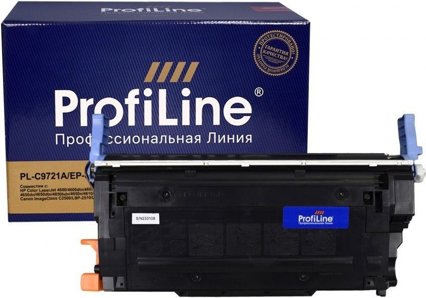 

Картридж ProfiLine PL-C9721A/EP-85C-C (аналог HP C9721A/EP-85C)