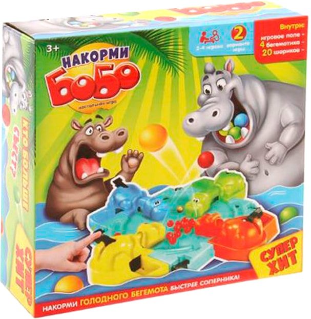 

Настольная игра Лас Играс Накорми Бобо 2254051