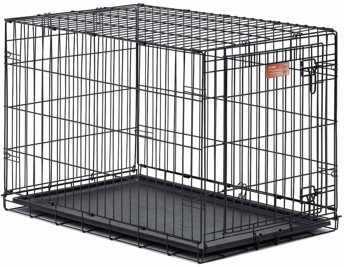 Клетка Midwest iCrate для собак 1 дверь 1536 (93x58x63см, черный)