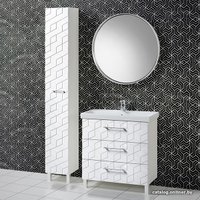  Акваль Шкаф-пенал Нова 30 НОВА.03.30.00.N