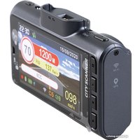 Видеорегистратор-GPS информатор (2в1) SilverStone F1 CityScanner 4K