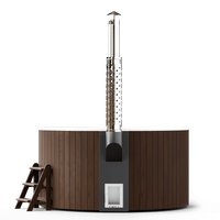 Купель PolarSpa Elite термососна 220 (темный, с аэромассажем) в Гомеле