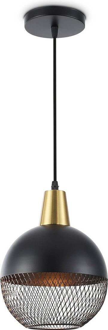 

Подвесная люстра Ambrella TR8504 BK/CP (черный/медь)