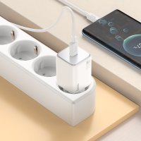 Сетевое зарядное Hoco N40 (белый)