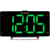 Настольные часы Hyundai H-RCL246 (зеленый)