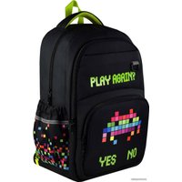 Школьный рюкзак Феникс+ Цифровая атака 59278 (черный/зеленый)