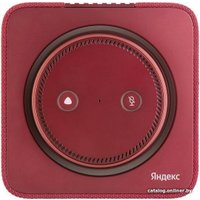 Умная колонка Яндекс Станция Макс (с хабом умного дома Zigbee, бордовый)