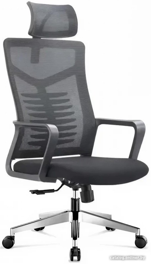 Офисное кресло SitUp Delta chrome (сетка black/black)