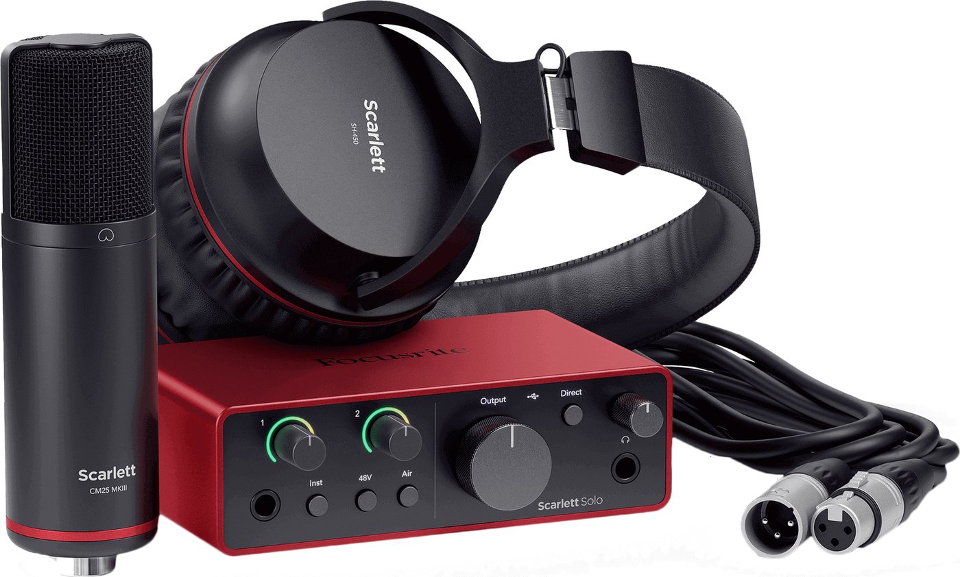 

Комплект для звукозаписи Focusrite Scarlett Solo Studio (4-е поколение)