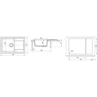 Кухонная мойка Dr. Gans Техно 76 25.030.D0760.401 (белый)