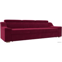 Диван Лига диванов Линдос (микровельвет, бордовый)