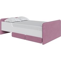 Кровать PROxSON Mika 90x190 (белый/Manhattan 22 ягодный пломбир)