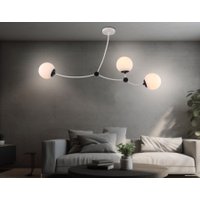 Подвесная люстра Ambrella light Traditional TR2566/3 WH/BK