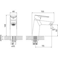 Смеситель IDDIS Cloud CLOSB00i01 (белый/хром)