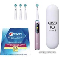 Электрическая зубная щетка Oral-B iO 9 (розовый, 4 насадки)