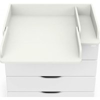 Детский комод Атон Мебель Сириус-2 804 Wood (белая Аляска)