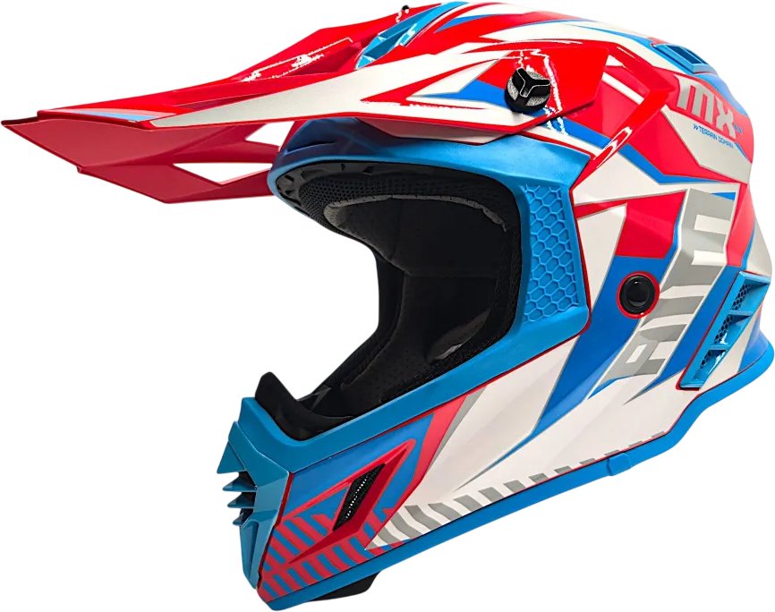 

Мотошлем AIM RH855 Fiber Glass Tondo RH855T-BWR-XXXL (XXXL, синий/белый/красный)