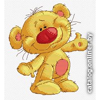 Набор для вышивания Белоснежка Привет Медвед 119-14