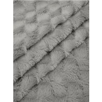 Плед Buenas Noches Мягкий мех Черепица 220x240 94433 (серый)