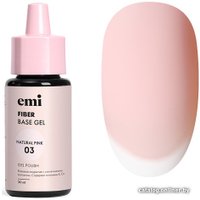 Основа Emi E.MiLac Fiber Base Gel Natural Pink №3 (30 мл)