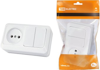 Розетка TDM Electric Ладога SQ1801-0106 (белый)