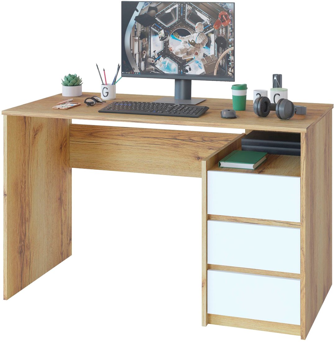 

Стол Сокол СПм-21 (дуб делано/белый)