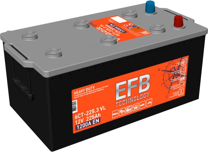 

Автомобильный аккумулятор Tubor EFB L+ (225 А·ч)