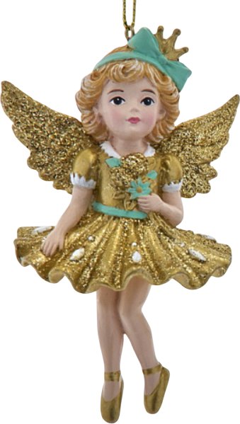 

Елочная игрушка Kurt S. Adler Christmas 2025 Ангел в золотом E1050