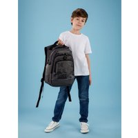 Школьный рюкзак Grizzly RB-450-3f (серый)
