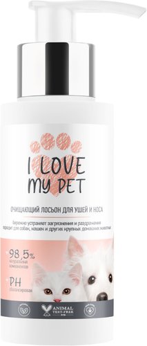 Лосьон I Love My Pet Очищающий для ушей и носа (100 мл)