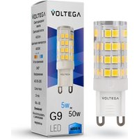 Светодиодная лампочка Voltega Simple Capsule 5W 4000K G9 7186