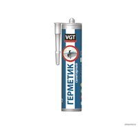 Герметик VGT Санитарный для наружных и внутренних работ 400 г (белый)