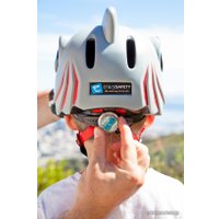 Cпортивный шлем Crazy Safety Yellow Leopard 2021 (S, желтый)