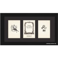 Фоторамка Палитра ГП630-07/2493 10x15(21x42) (черный/черный)