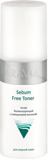 

Aravia Тонер для лица Professional Sebum Free Toner с салициловой кислотой (150 мл)