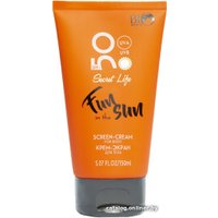 Крем солнцезащитный Bio World Крем-экран для тела SPF 50 150 мл