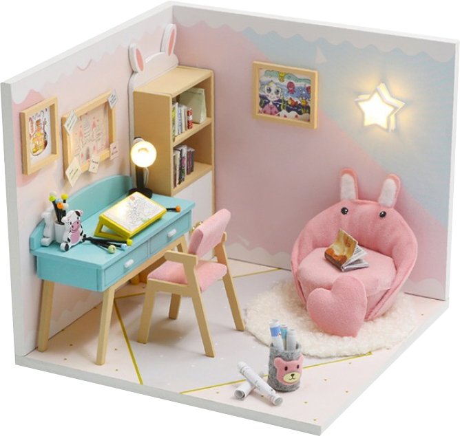 

Румбокс Hobby Day Mini House Мой дом Мой кабинет S2006